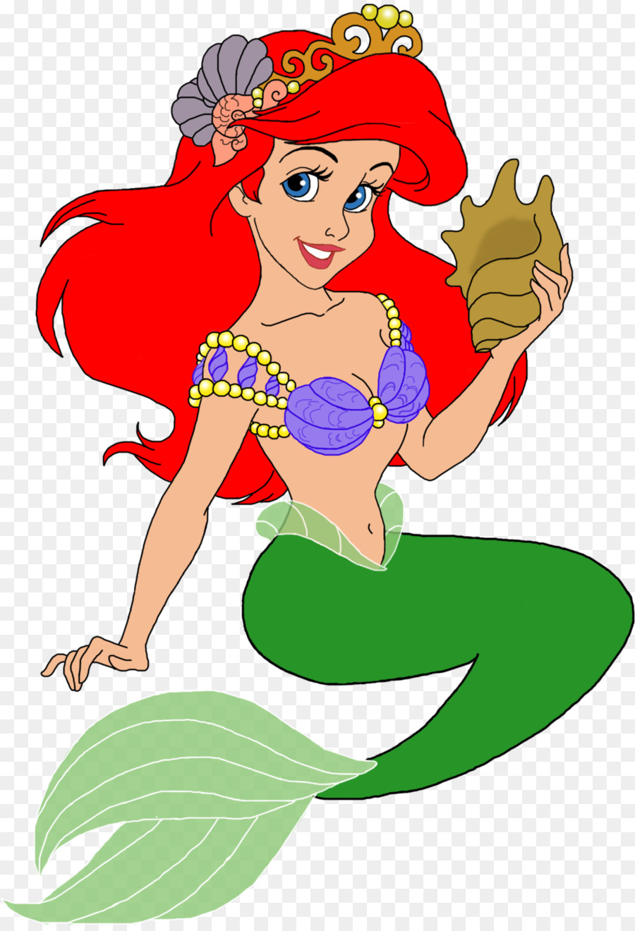 Ariel Clipart Green Mermaid Ariel Green Mermaid Transparent Free For