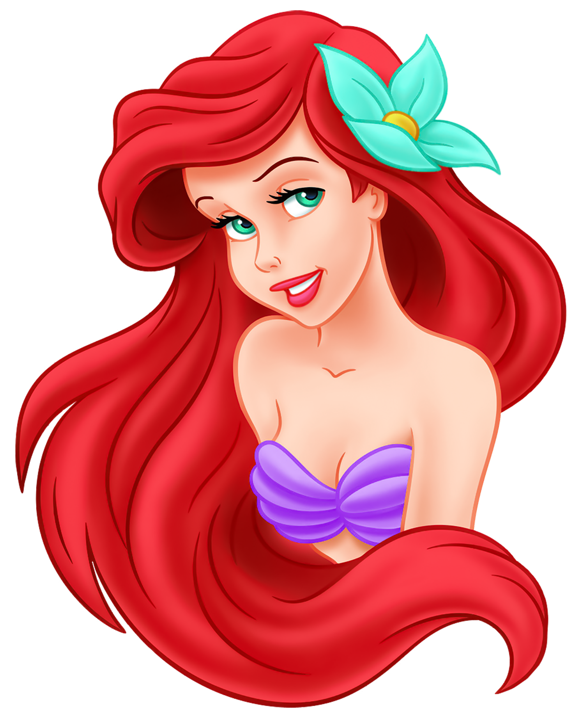 mermaid clipart cartoon