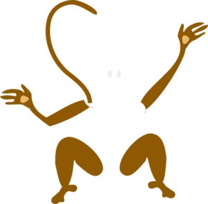 Arm clipart animated. Monkey legs and arms