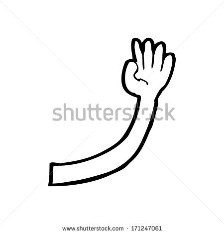 arm clipart cartoon hand