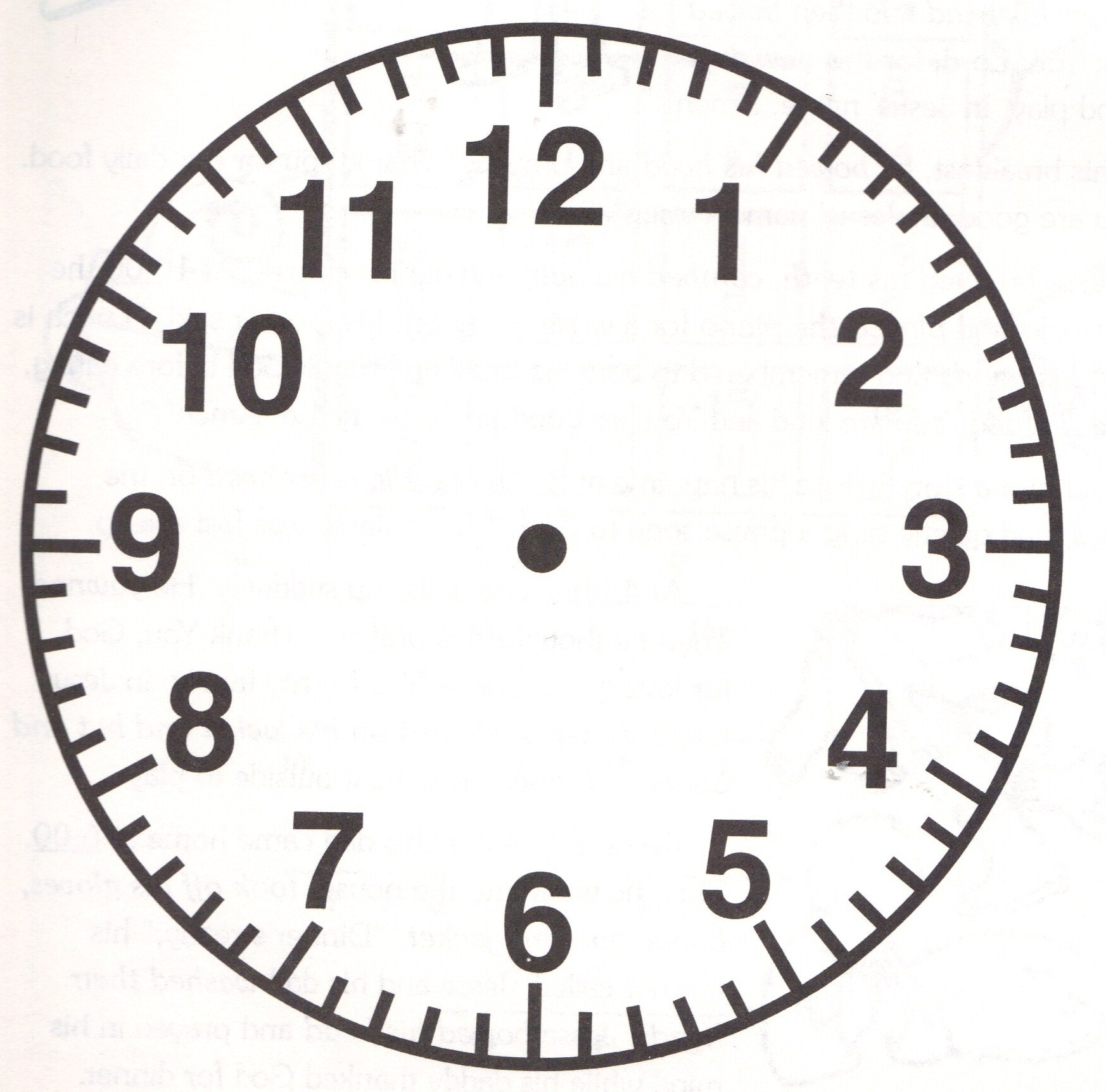 arm clipart clock