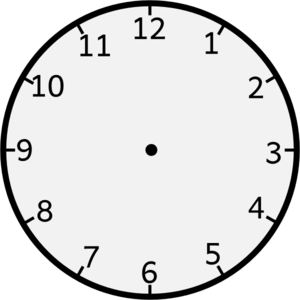 arm clipart clock