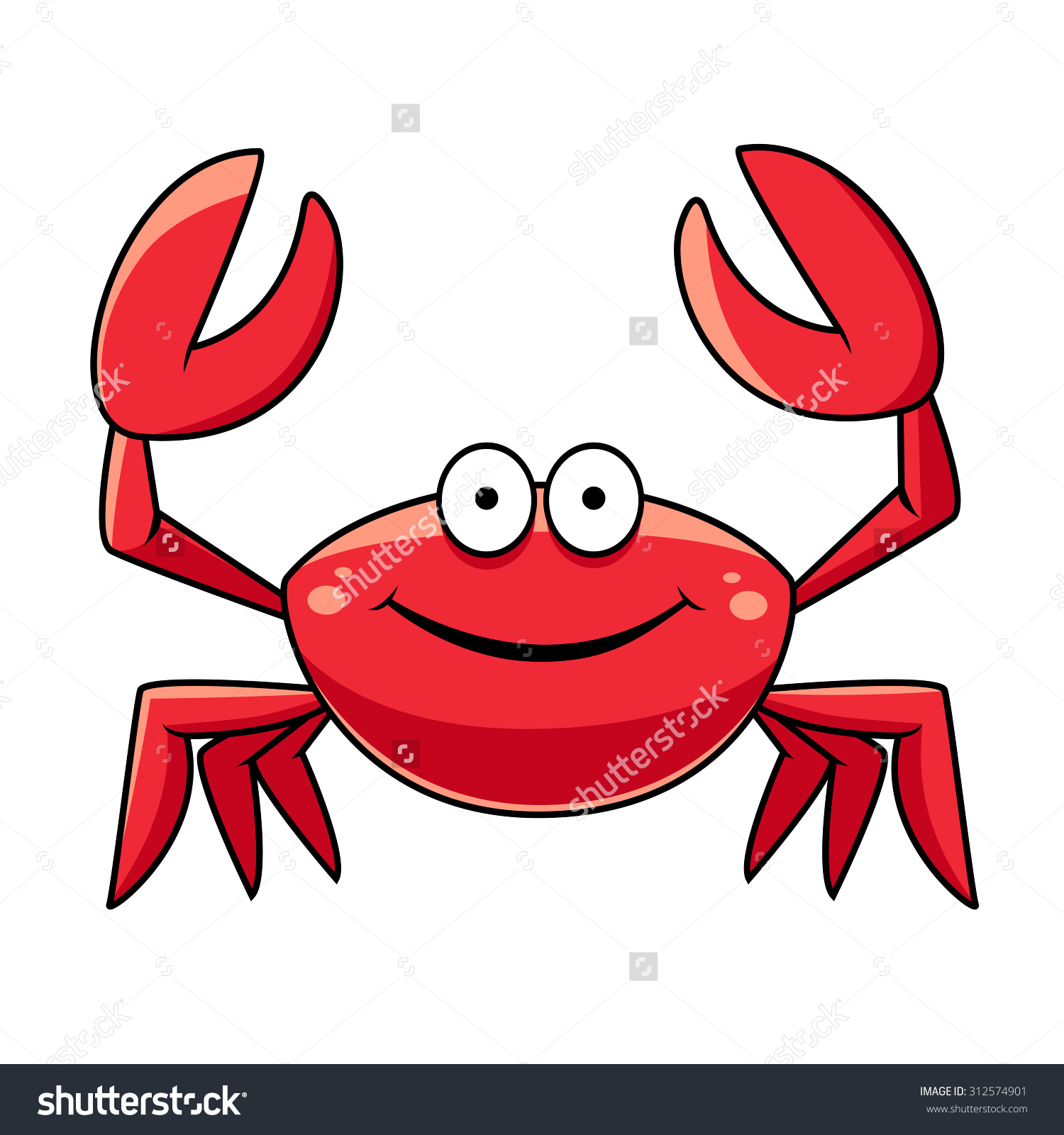 Black and white excellent. Arm clipart crab