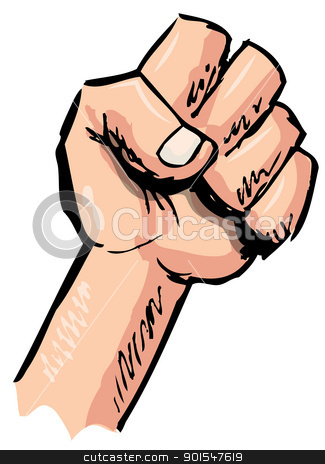 arm clipart punching