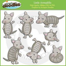 armadillo clipart colorful