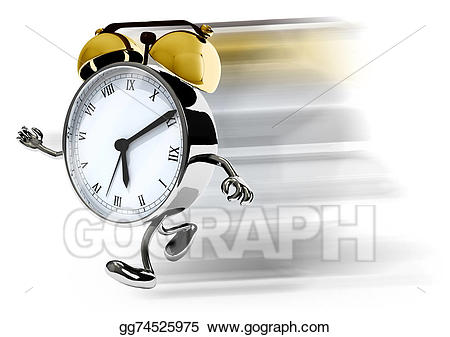 Arms clipart clock. Alarm with and legs