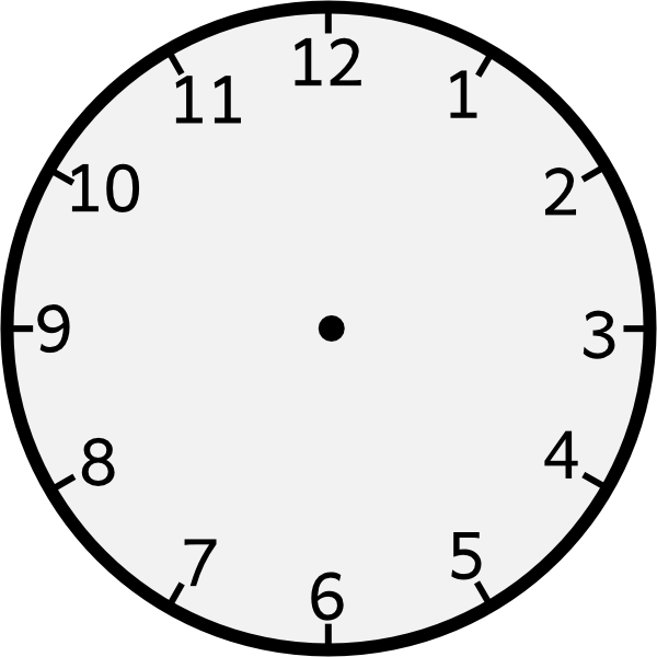 clipart clock arm