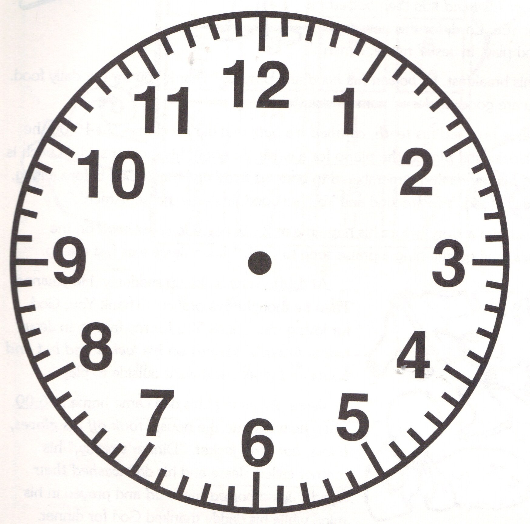 clock clipart arm