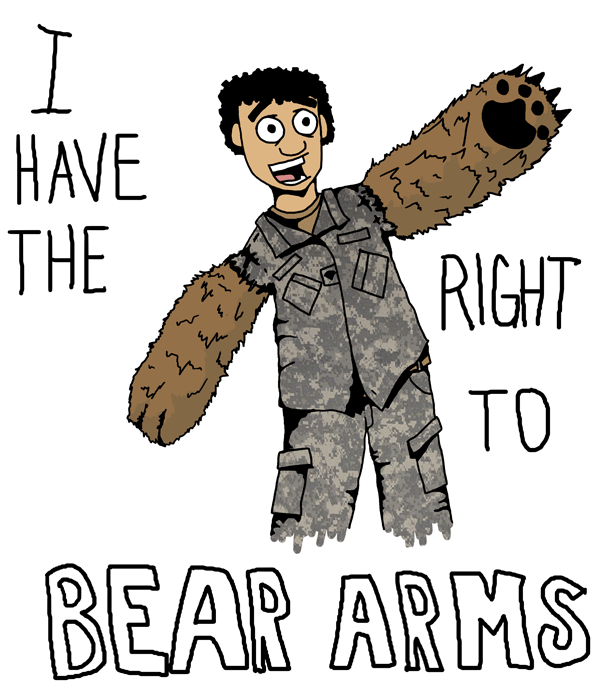 arms clipart comic