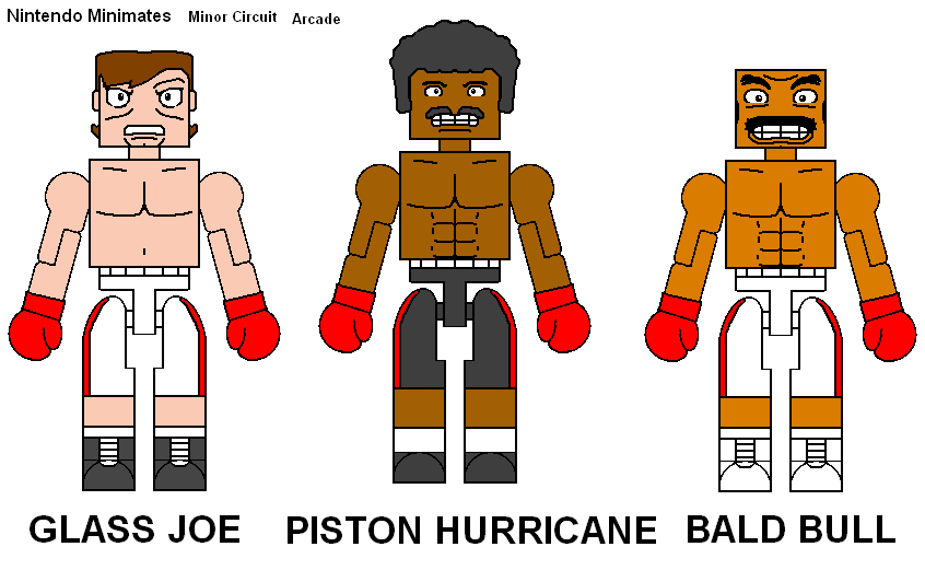 Arms clipart punching. Arcade punch out minimates