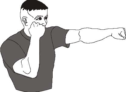 arms clipart punching