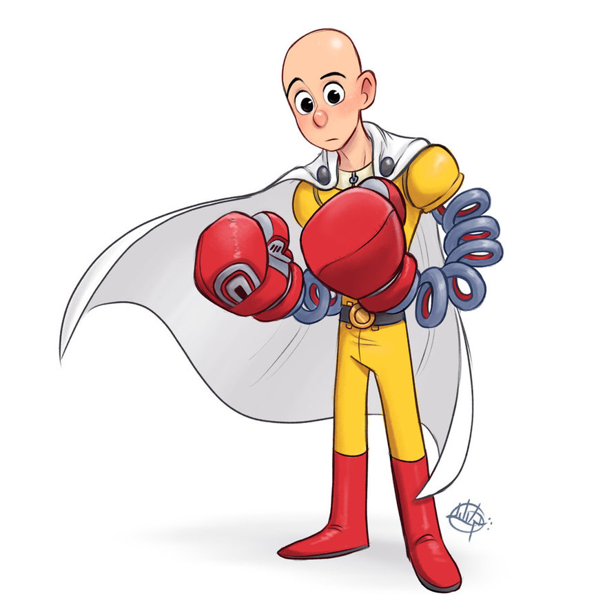 One punch man x. Arms clipart punching