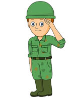 army clipart animated