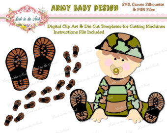 army clipart baby