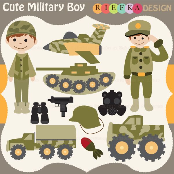 army clipart baby