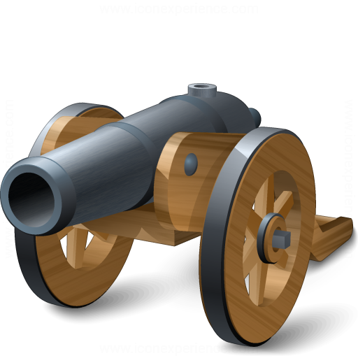 Iconexperience v collection icon. Army clipart cannon