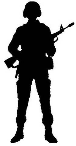 Army clipart silhouette. Photo soldier jpg pinterest