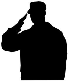 Fallen soldier at getdrawings. Army clipart silhouette
