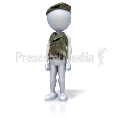 army clipart stick