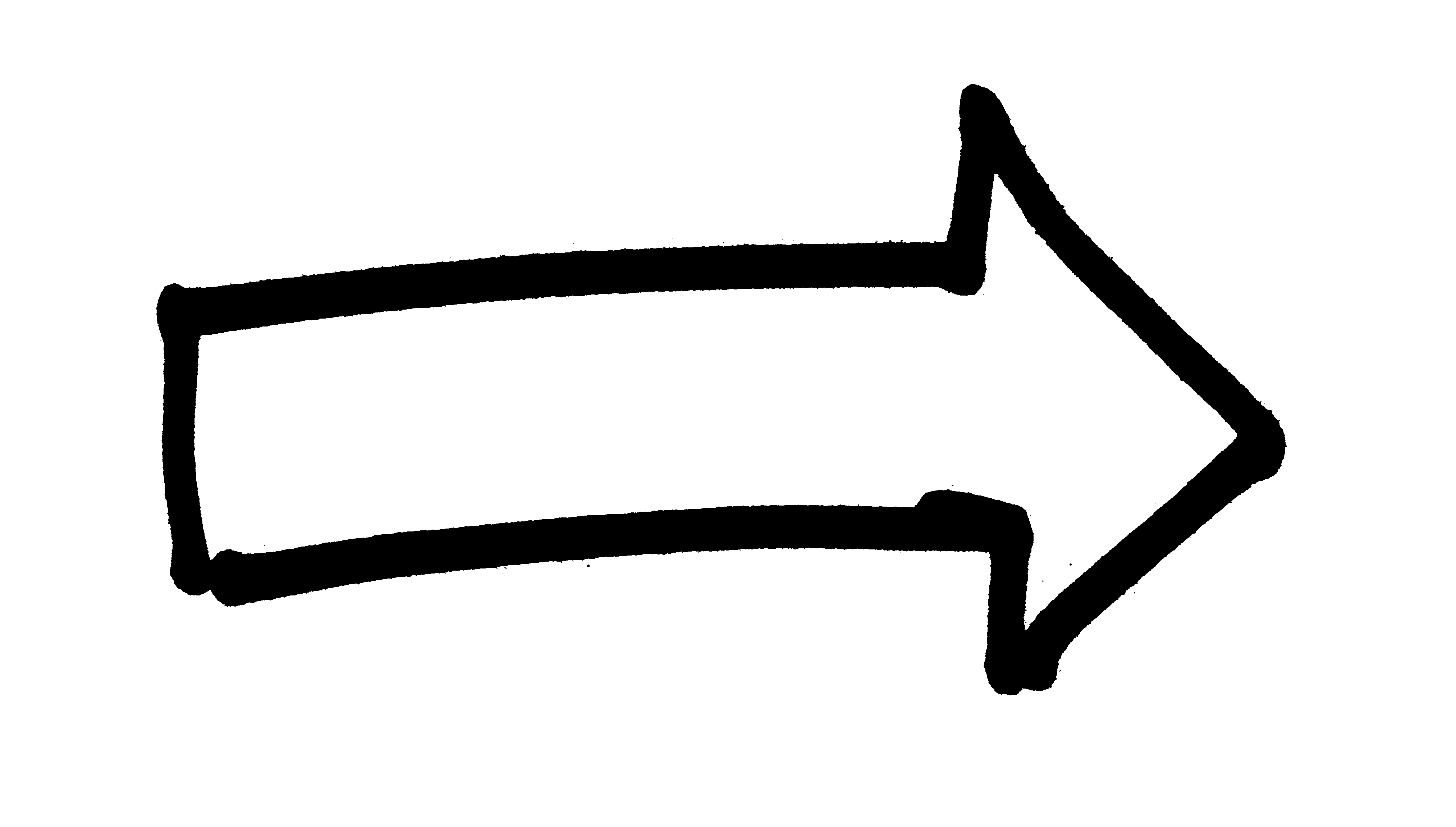 clipart arrow black and white