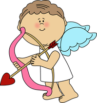 Valentines day clipart valentine. Arrow clip art cupid