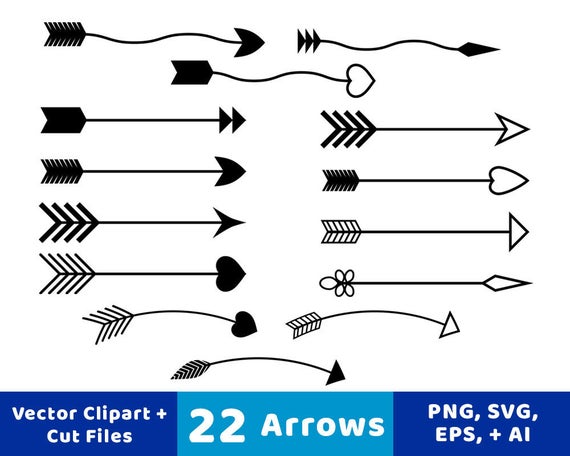 Arrow clipart decorative.  arrows rustic svg