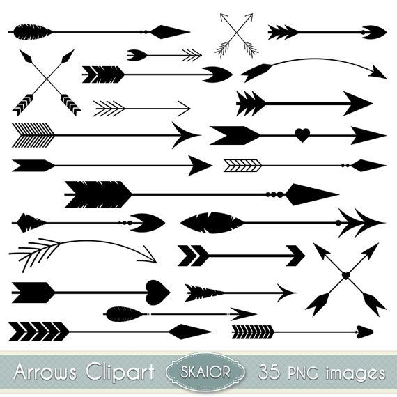 arrow clipart art deco