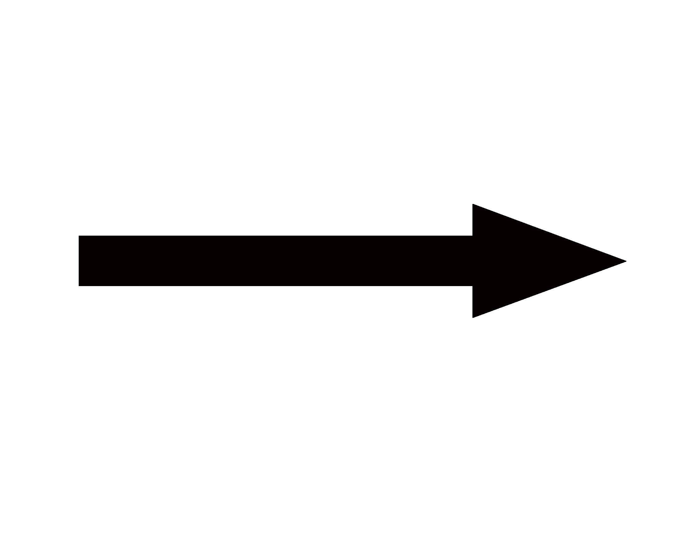clipart arrow black and white