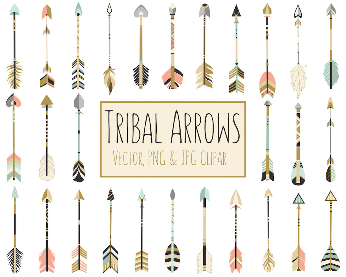 arrow clipart boho