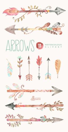 arrow clipart bone