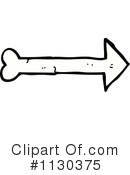 Bones illustration by lineartestpilot. Bone clipart arrow