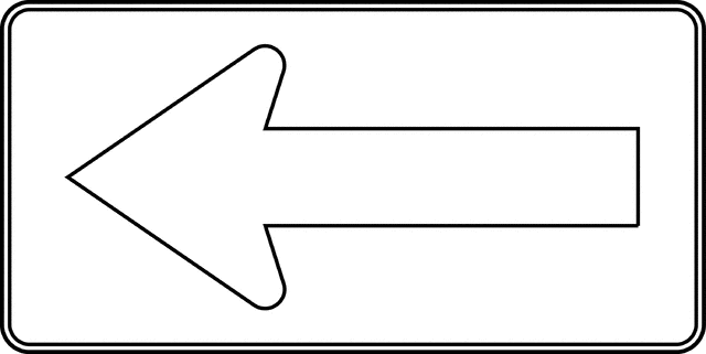 clipart arrow outline