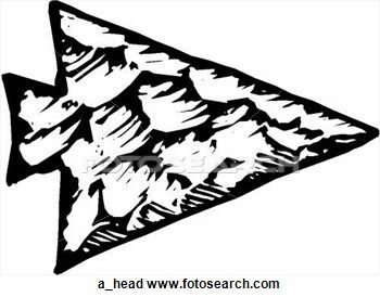 arrowhead clipart feather