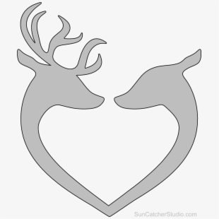 Clip art deer heads. Arrowhead clipart scroll saw