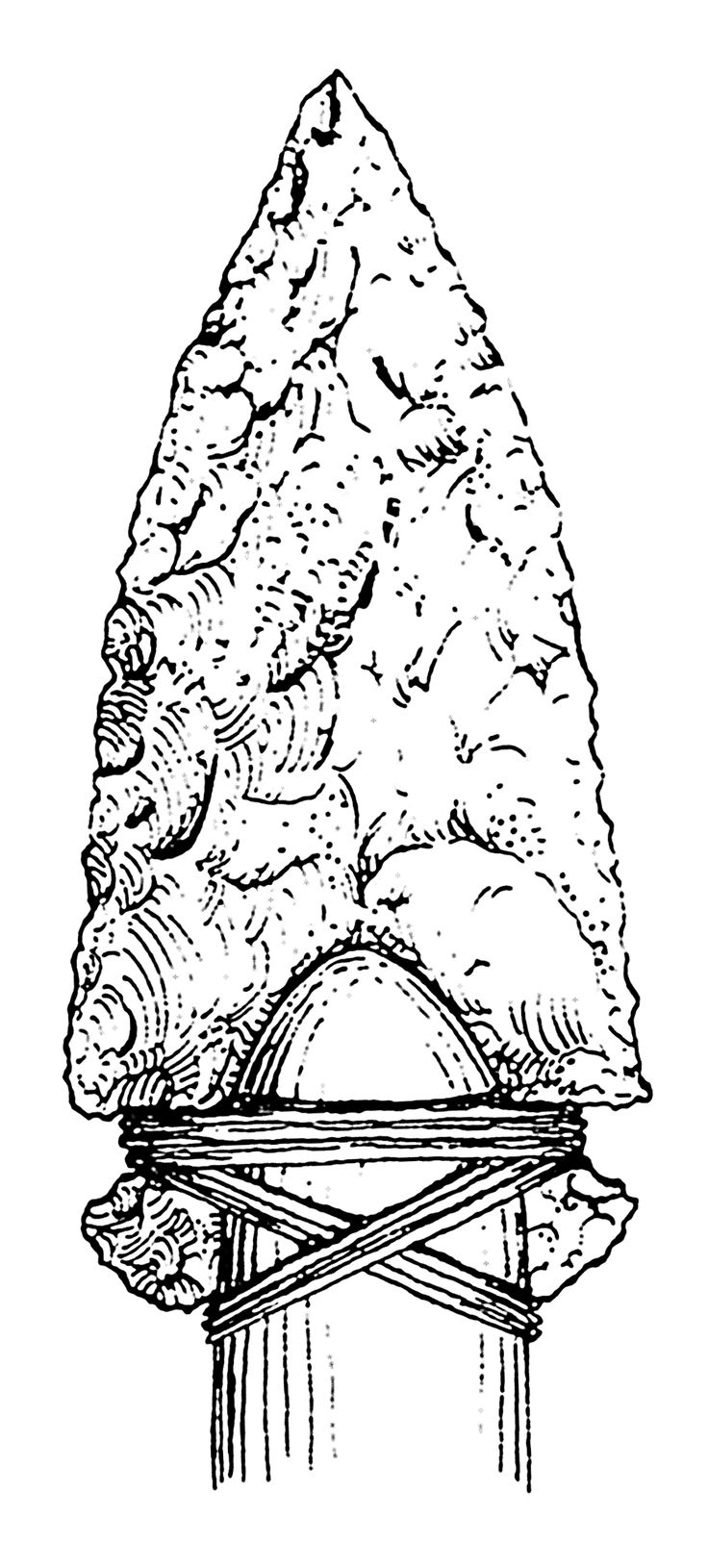 arrowhead clipart stone age