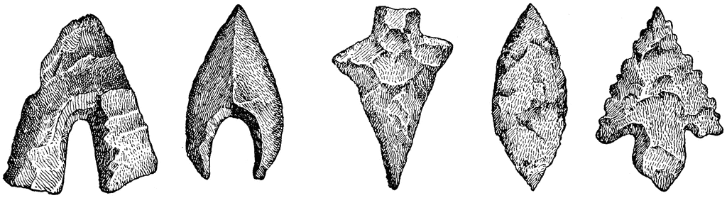 arrowhead clipart stone age