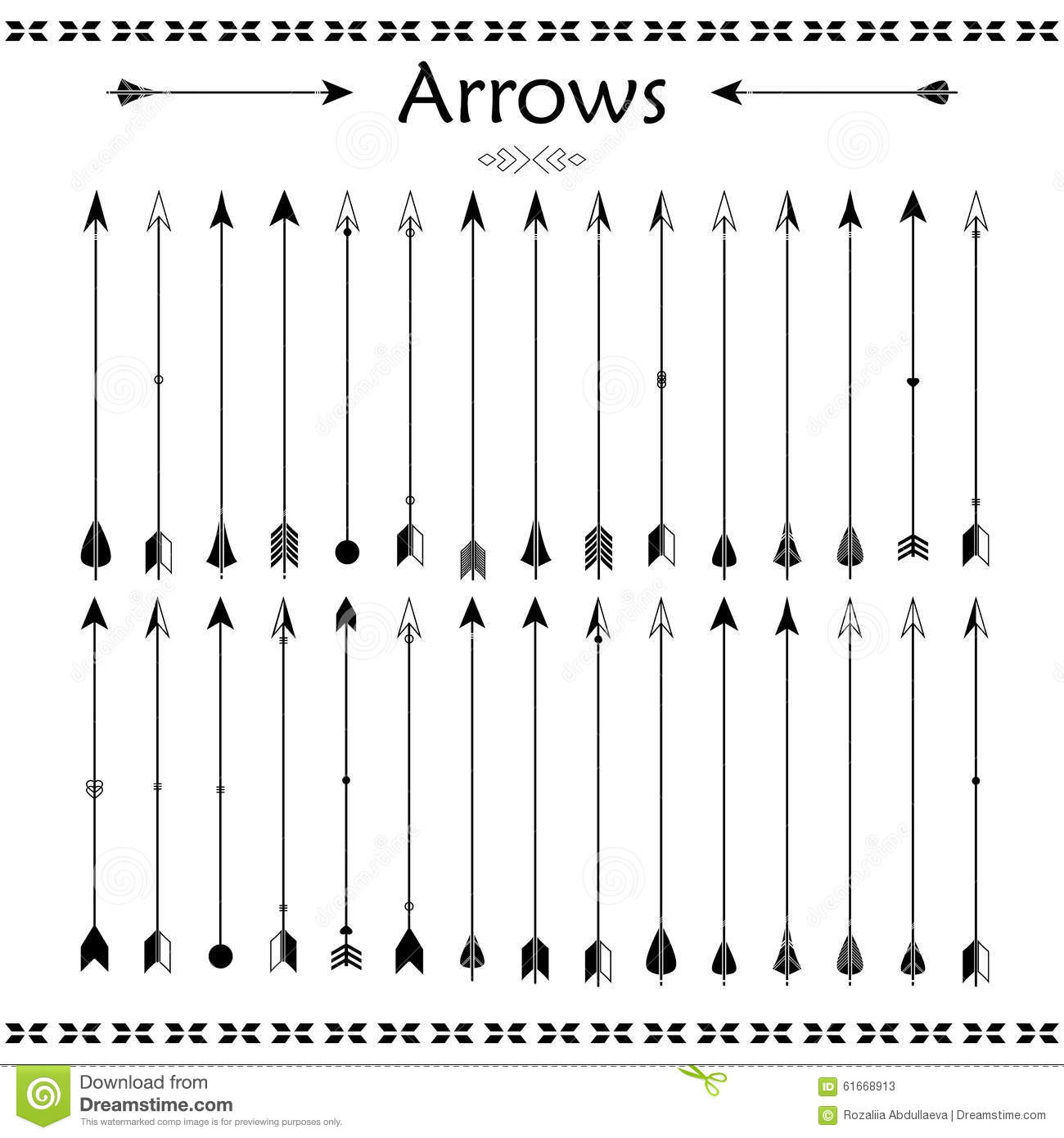 arrowhead clipart vector