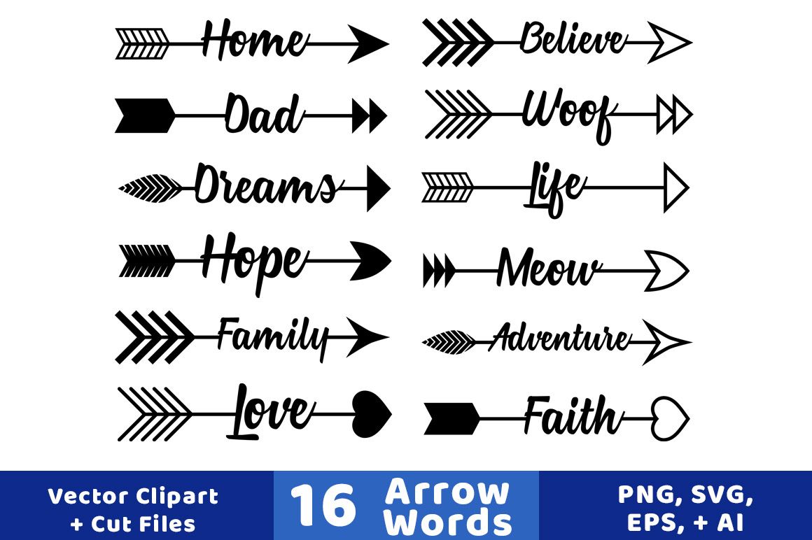 clipart arrow family