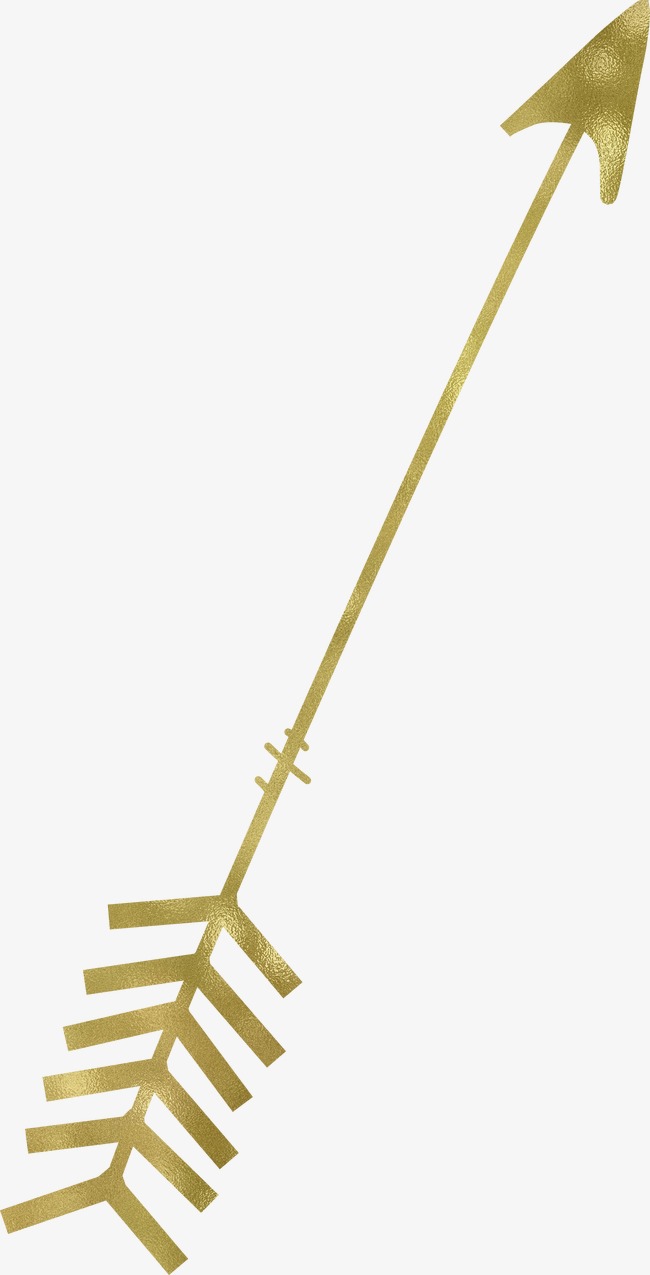 Arrow golden png image. Arrows clipart simple