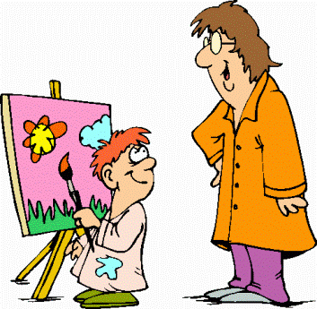 artist clipart art teacher