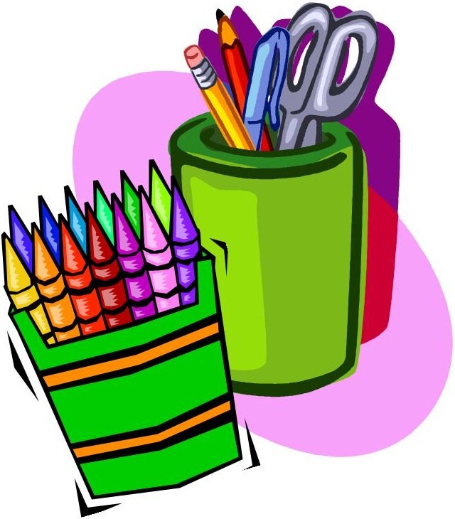 crayon clipart school equipment