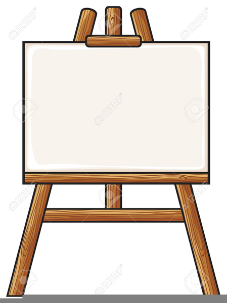 Easel clipart. Artist free images at