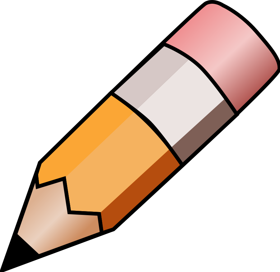 Pencils clipart shape. Free pictures of pencil