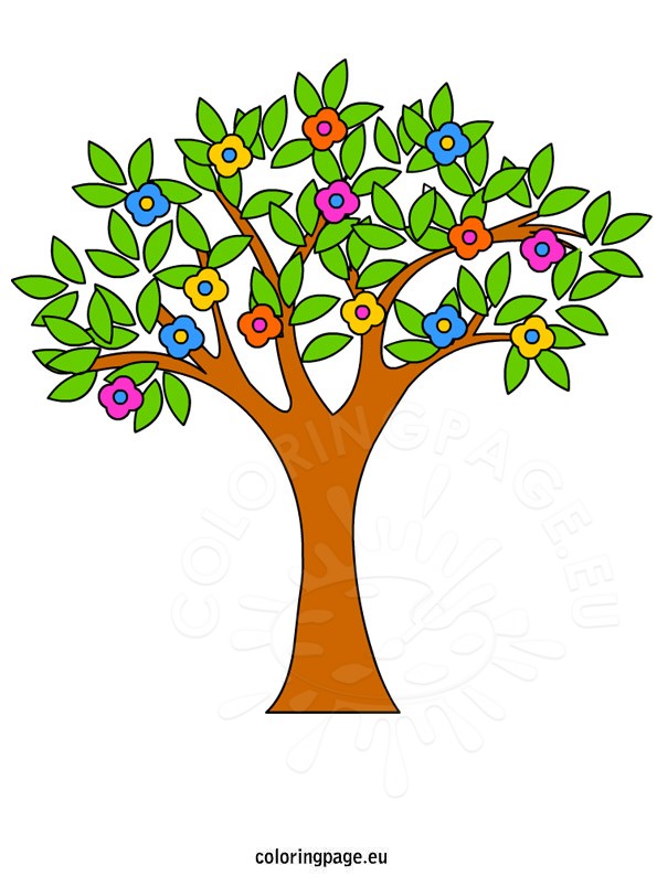 clipart spring tree