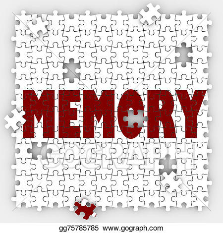 memory clipart word