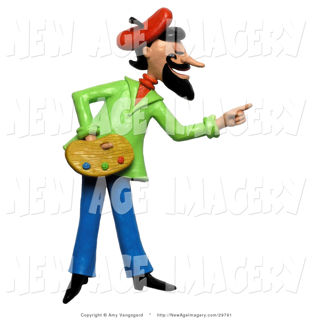 artist clipart male artist