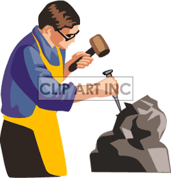 artist clipart sculptor