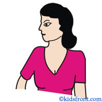 asian clipart auntie
