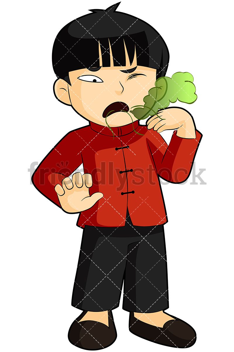 Breathing clipart boy. Asian with bad morning