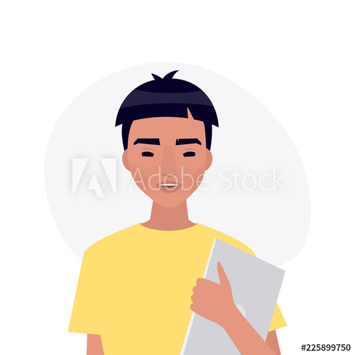 asian clipart character